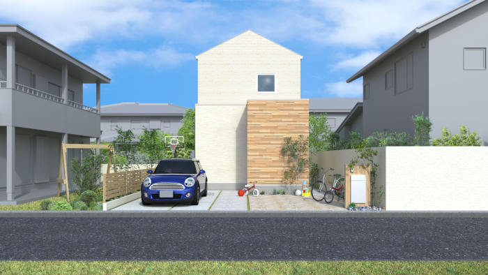 よせあうふたりの家